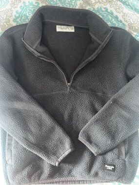 Abercrombie & Fitch half zip Sherpa
